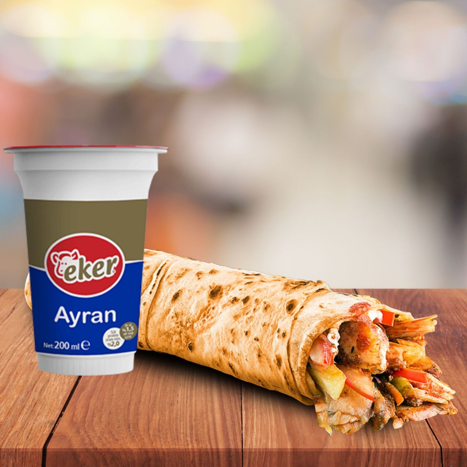Max Katık Dürüm (110 gr.) + Seçeceğiniz İçecek