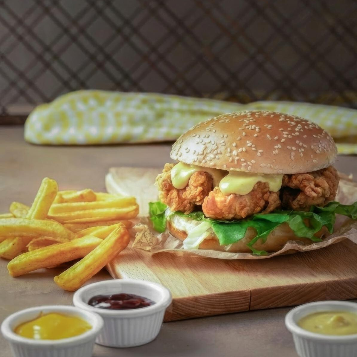 BONKÖR DOUBLE TAVUK BURGER