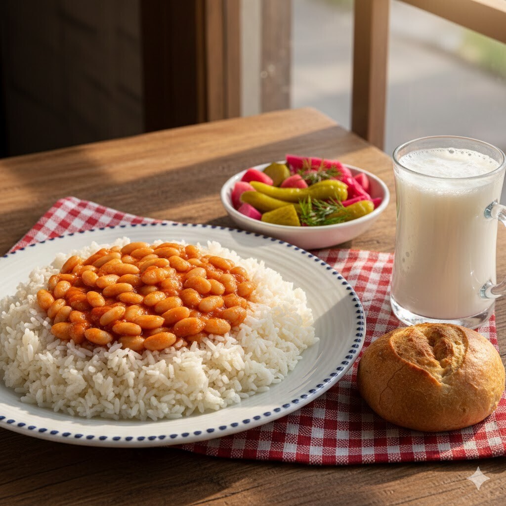 Kuru Fasülye+Pilav+Ayran