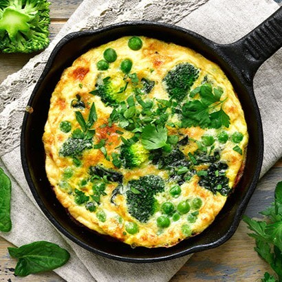 Sebzeli omlet