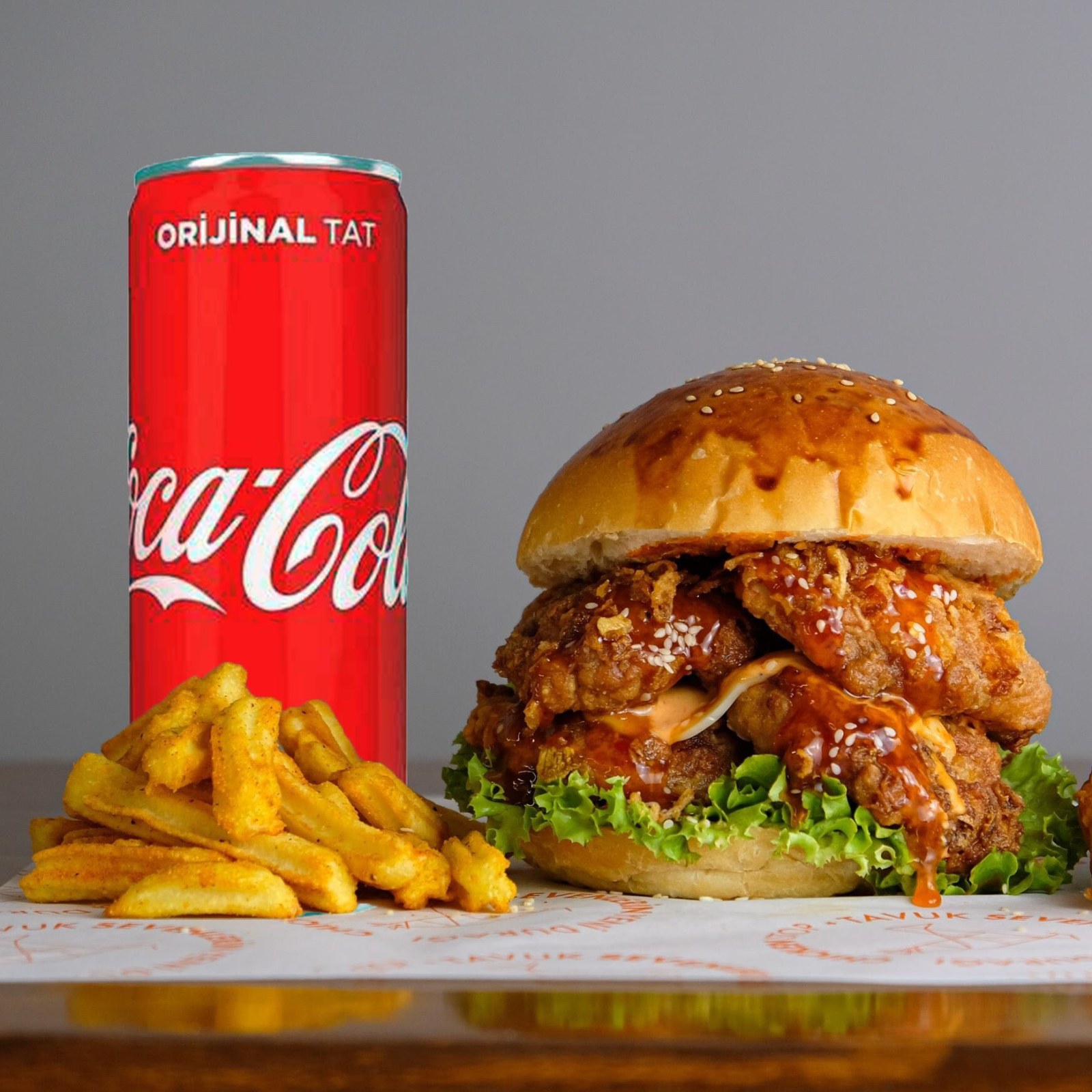 Beep Chicken Burger Menü