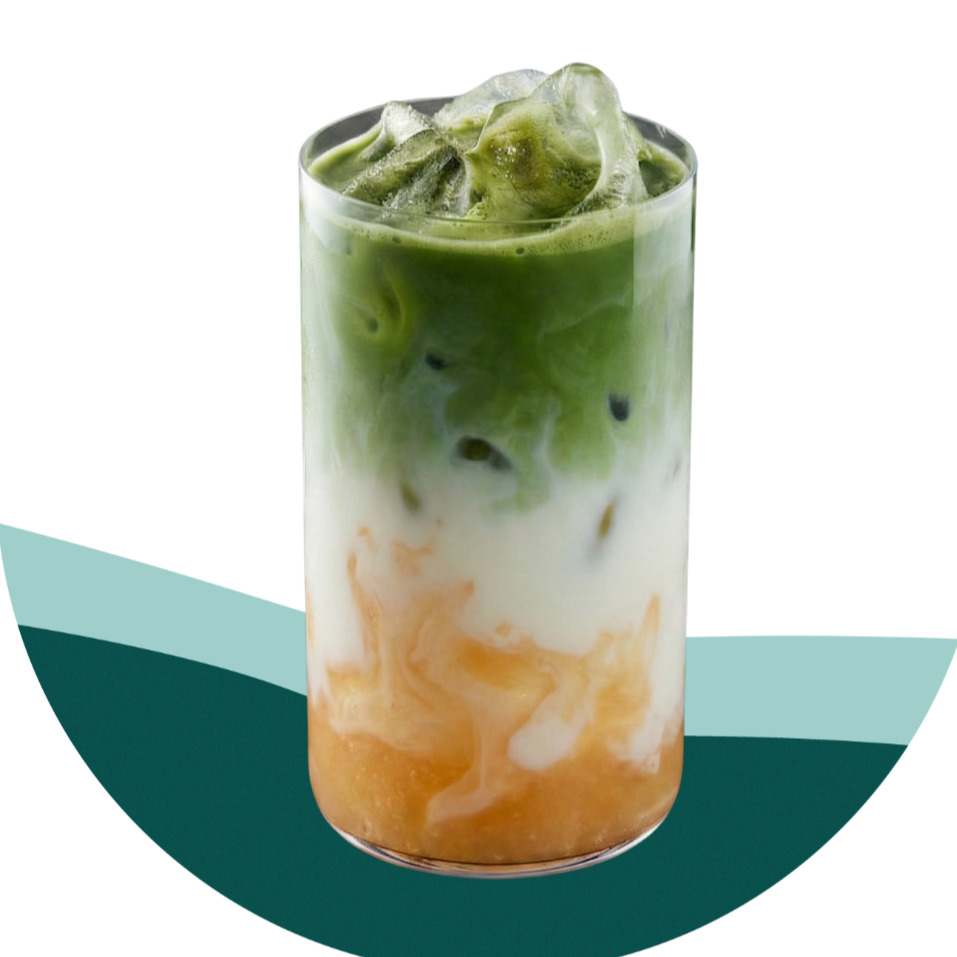 Iced Mango Matcha Latte