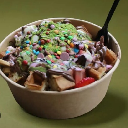 Antep fıstıklı waffle 1.5 porsiyon