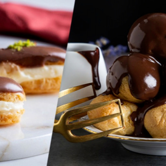 3 Top Profiterol + 5 Adet Karışık Ekler