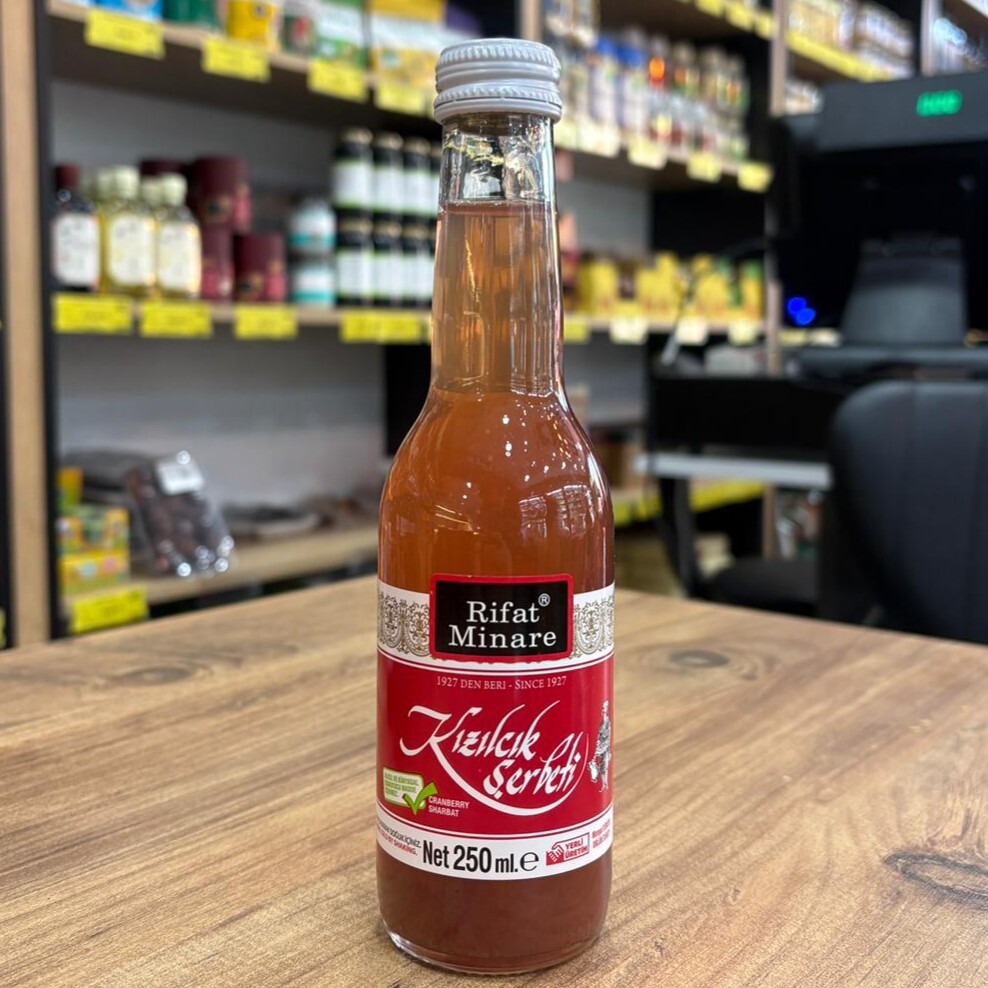 Rıfat Minare Kızılcık Şerbeti (250 ml)