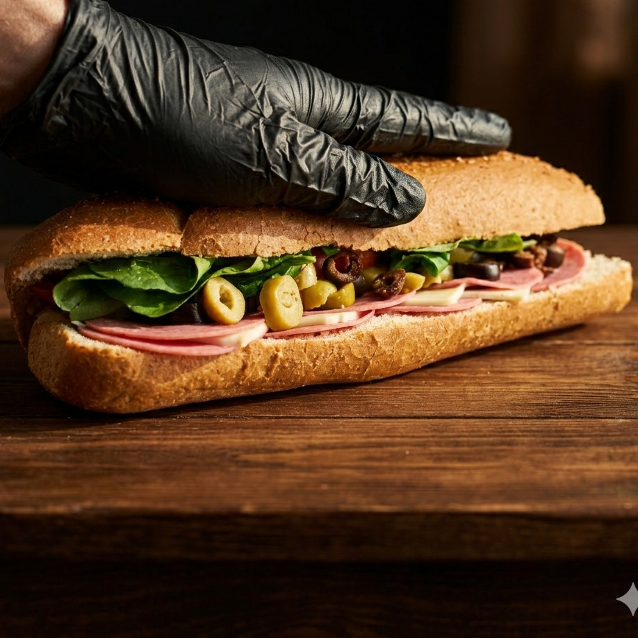 Dana Macar Salam (Baget) Sandwich