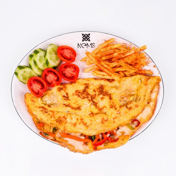 Sebzeli Omlet