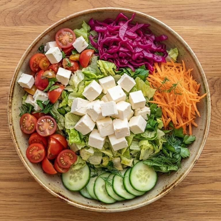 Peynirli Salata