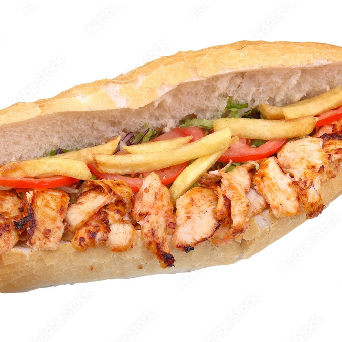 Yarım Ekmek TAVUK Döner (200 gr)