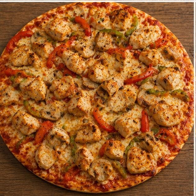 Tavuklu Pizza (Büyük)