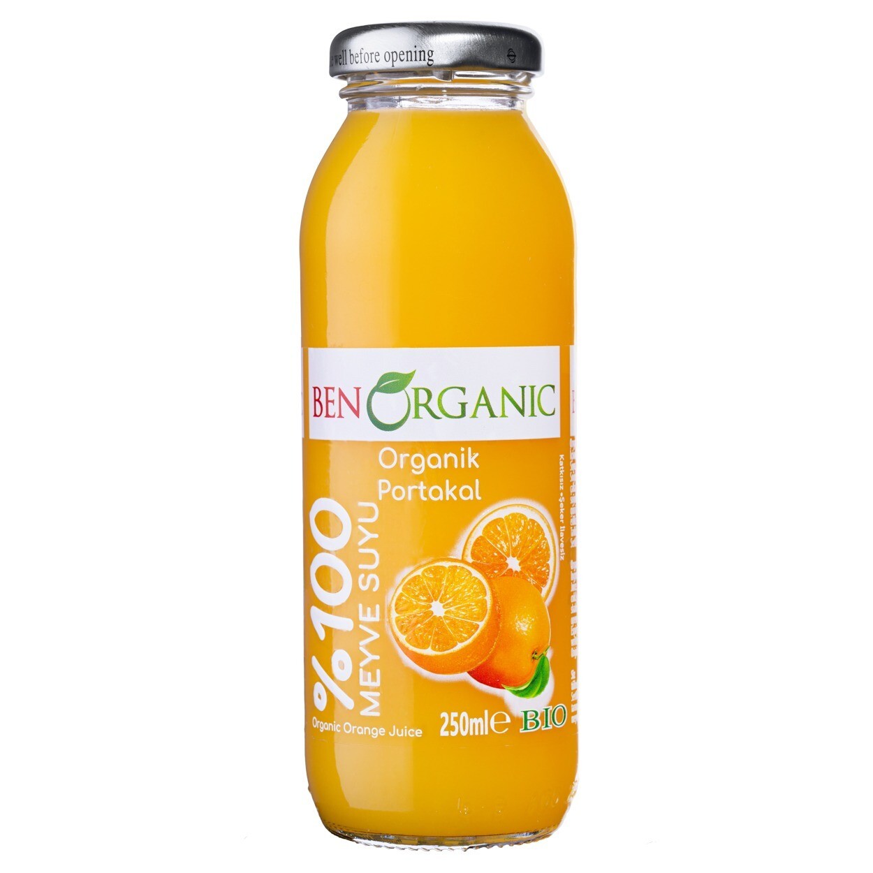 Ben Organic Portakal Suyu 250 Ml