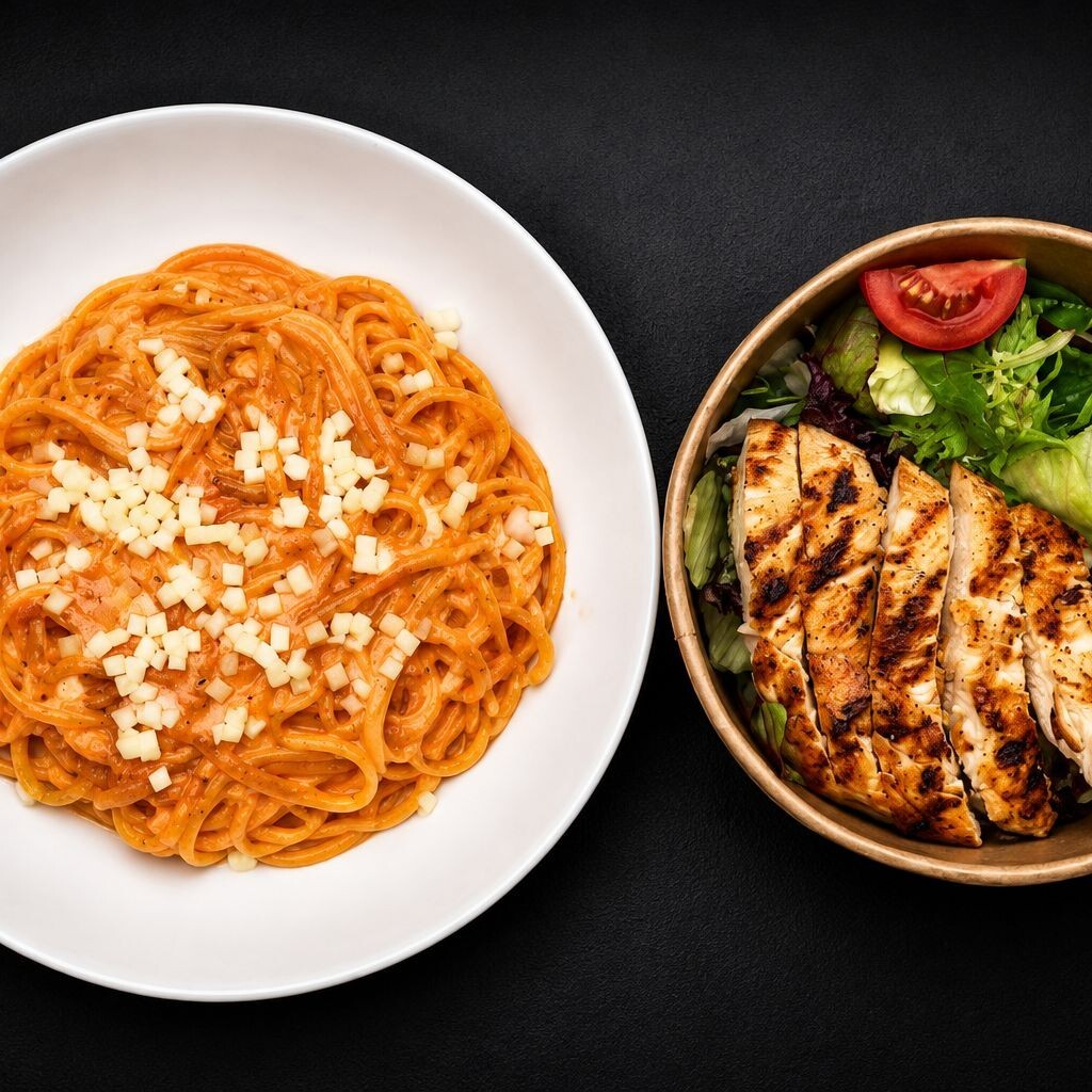 Izgara Tavuk Linguine