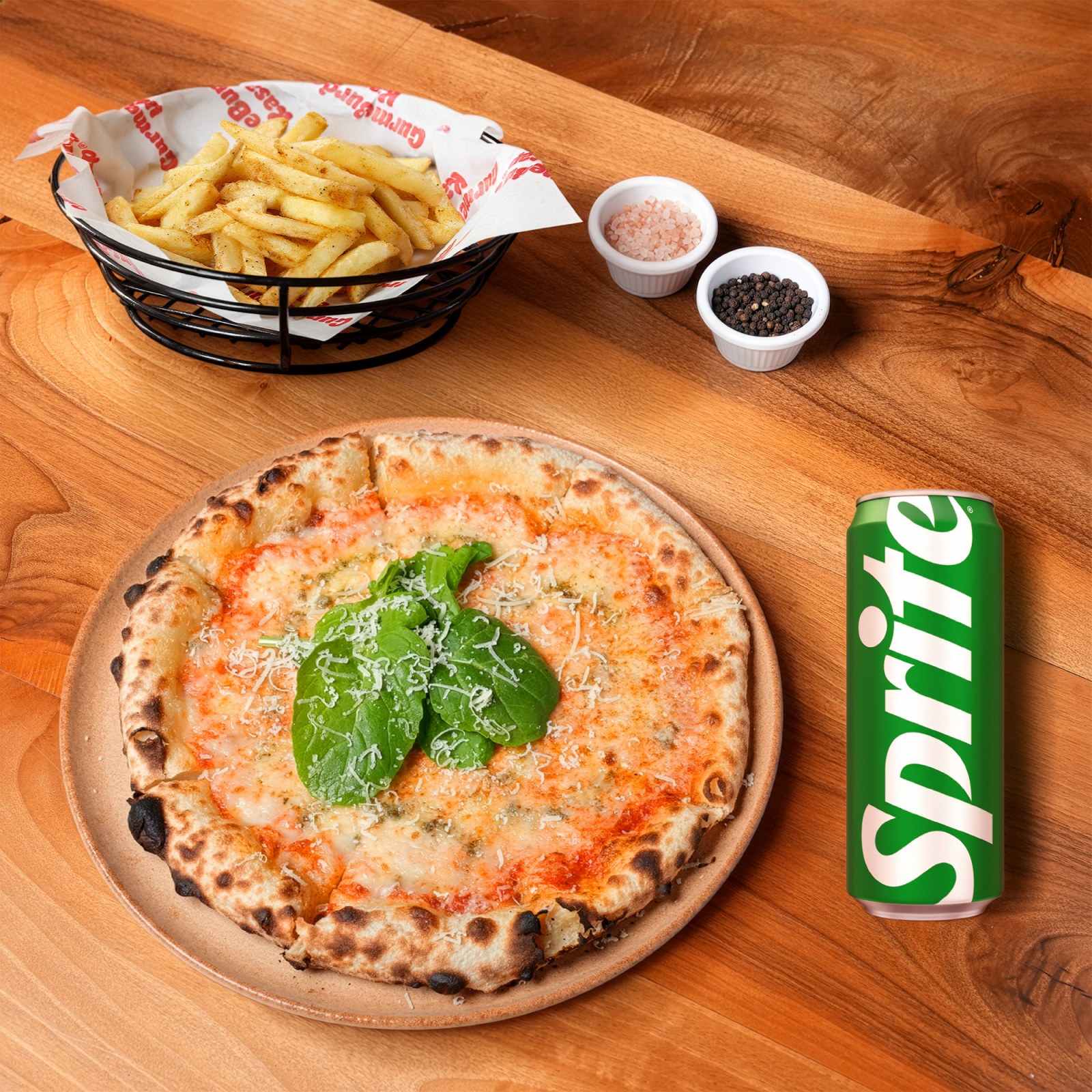 Margherita Pizza Menü (30 cm)