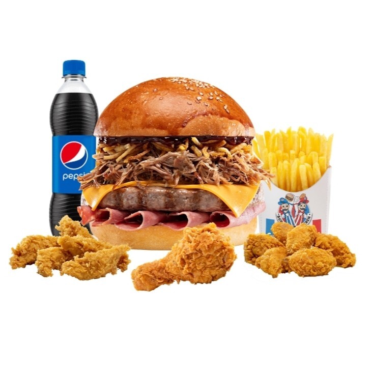 Super BBQ Mix Menü