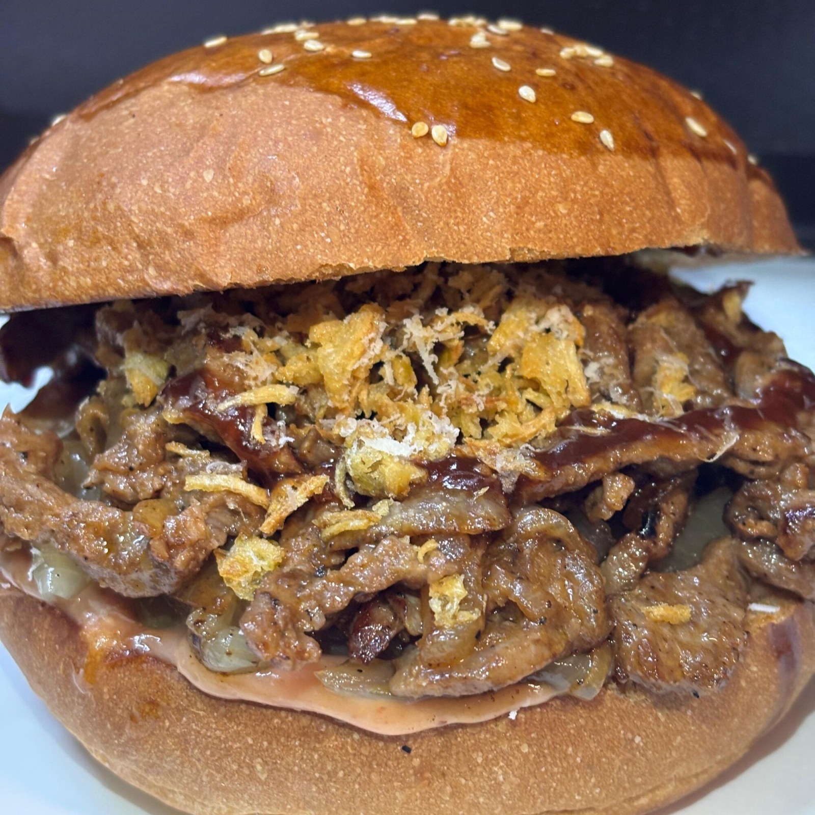 BBQ Steak Burger (150 gr. bonfile)