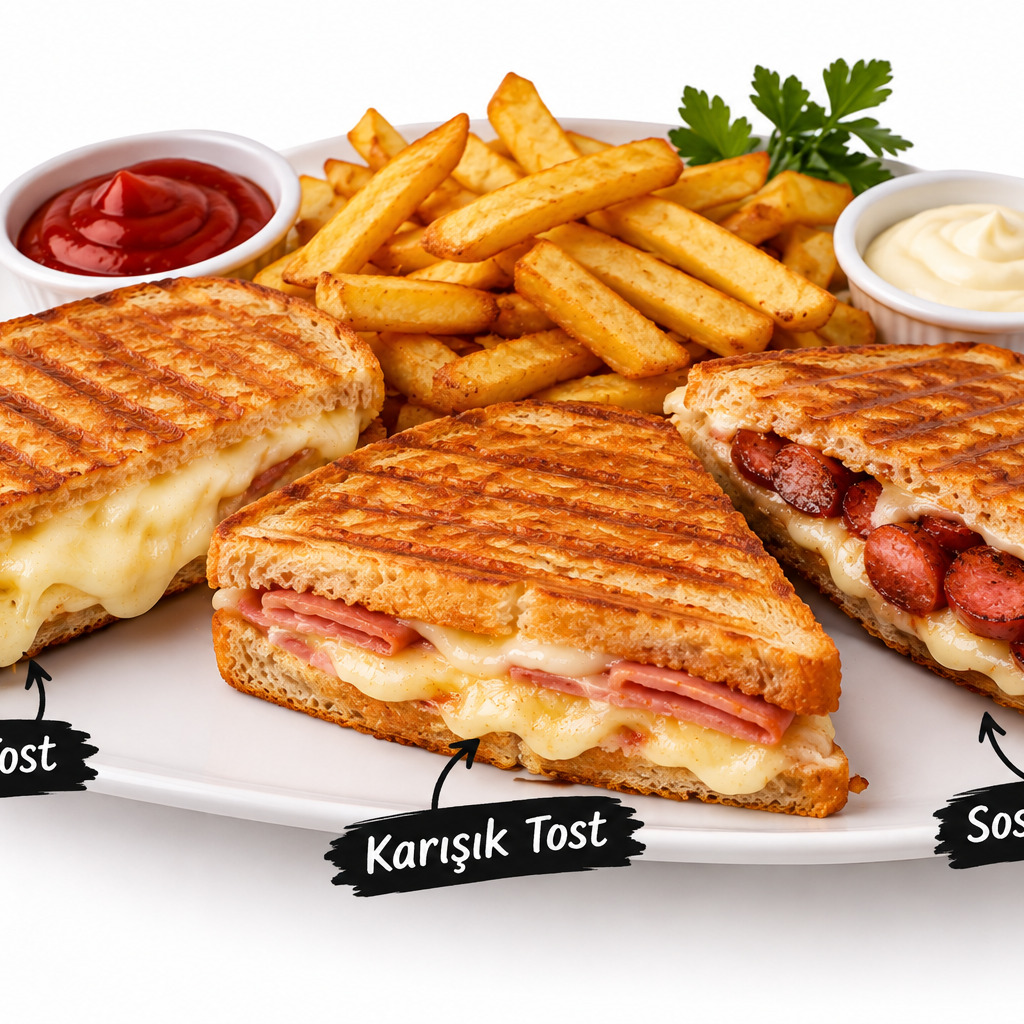Patatesli Tost Tabağı