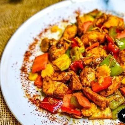 Tavuk Karışık sebzeli ( Chicken with Vegetable )
