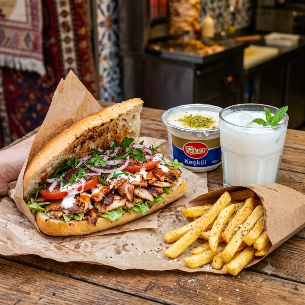 4-Tavuk döner menü