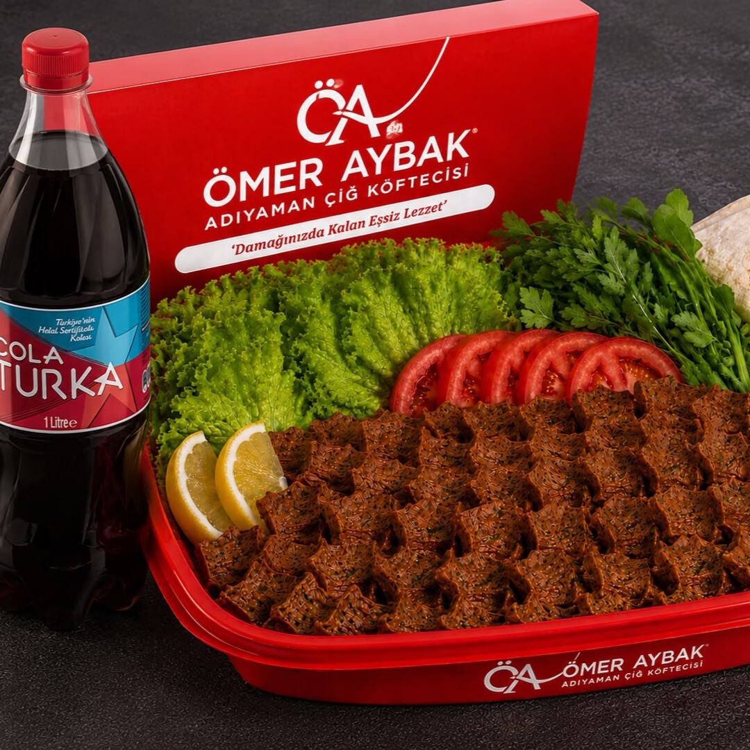 Çiğ Köfte (500 gr )+Seçeceğiniz küçük içicek