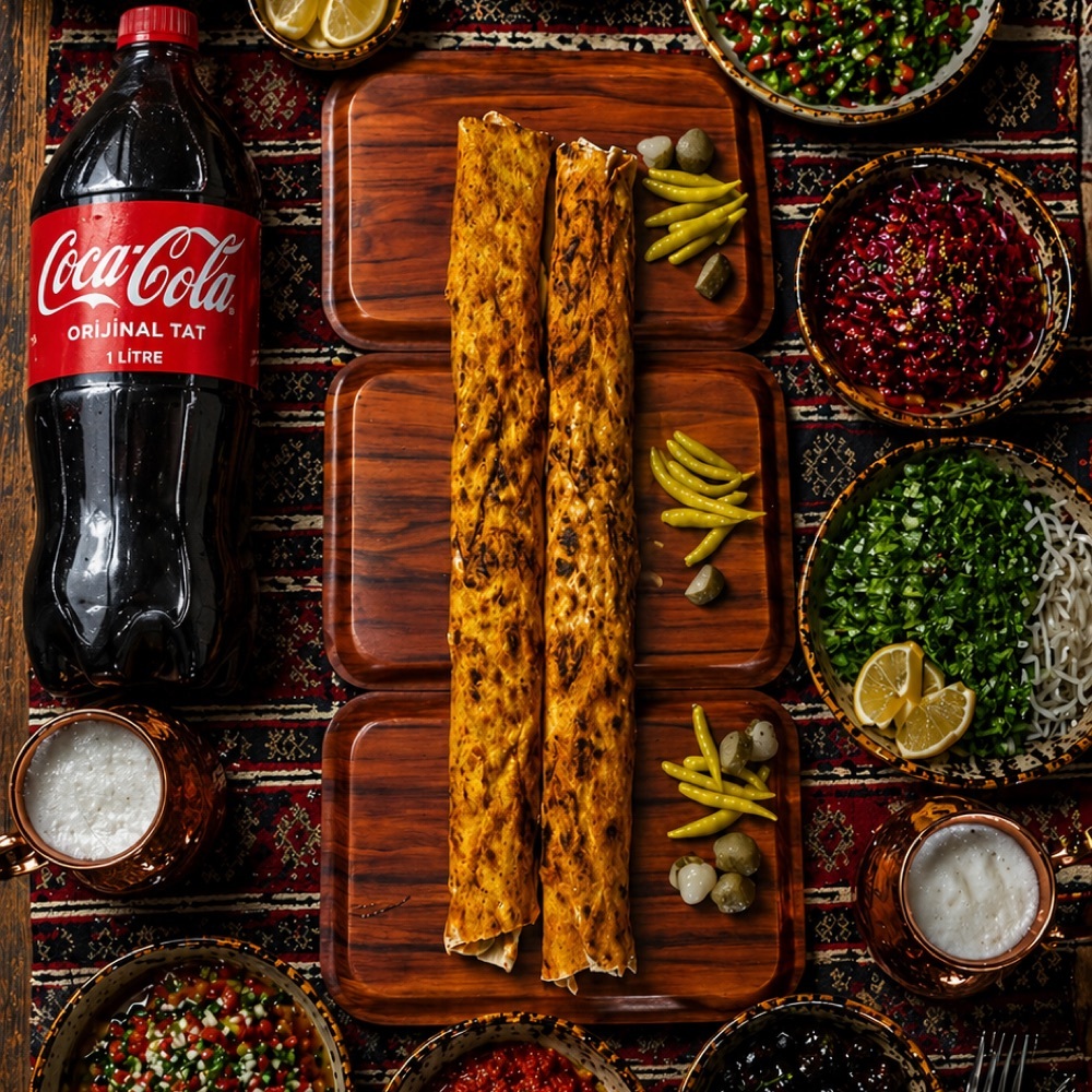 2 Kişilik Zurna Dürüm Menü 1Lt Coca-Cola