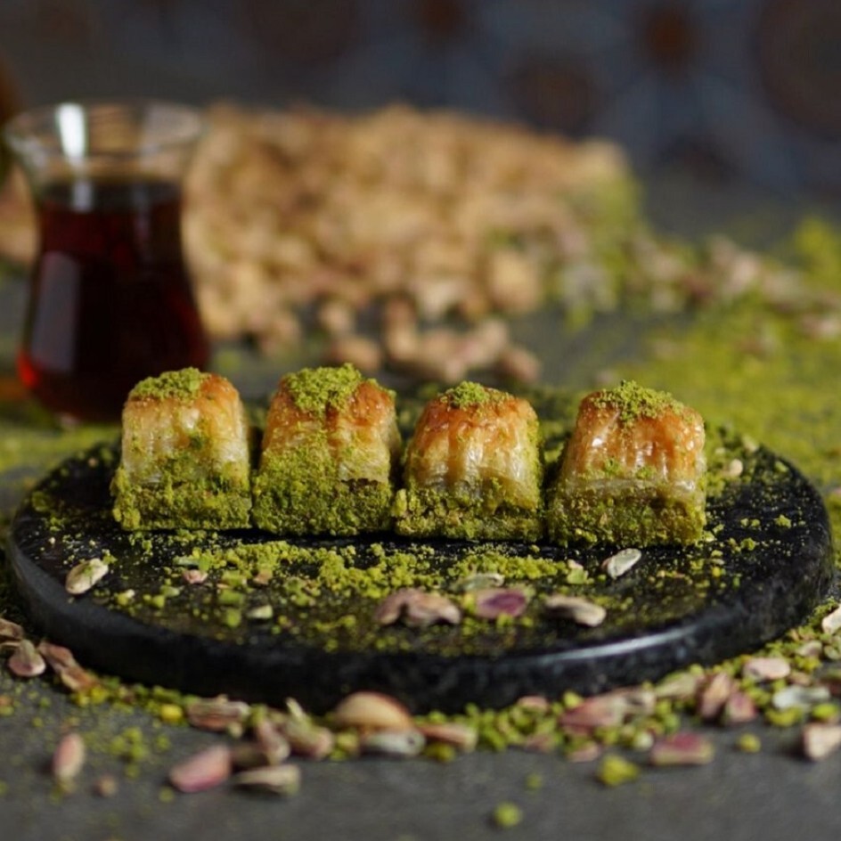 Fıstıklı kuru Baklava