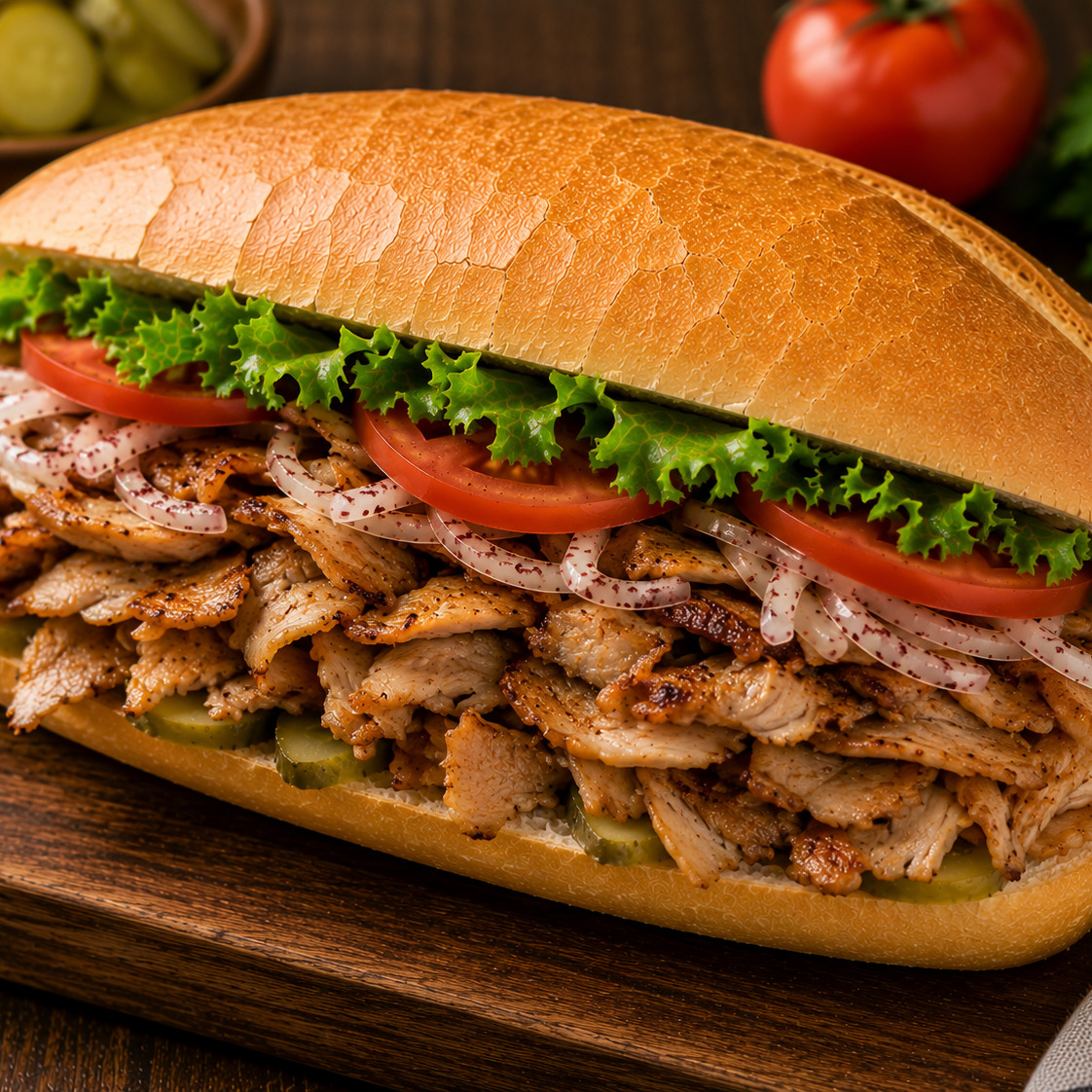 Tam Ekmek Tavuk Döner