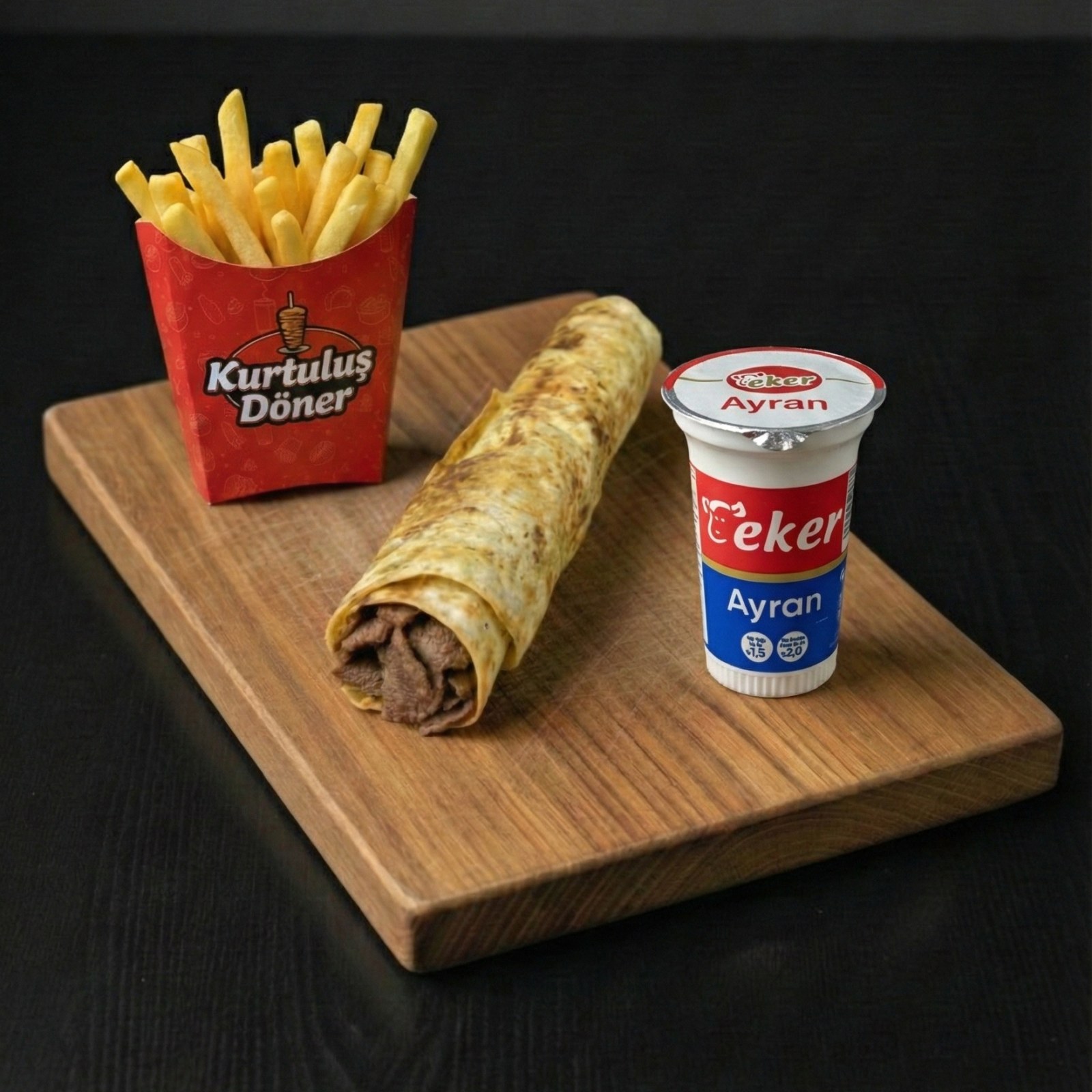 Kurtuluş Döner Et (Small) Dürüm Menü