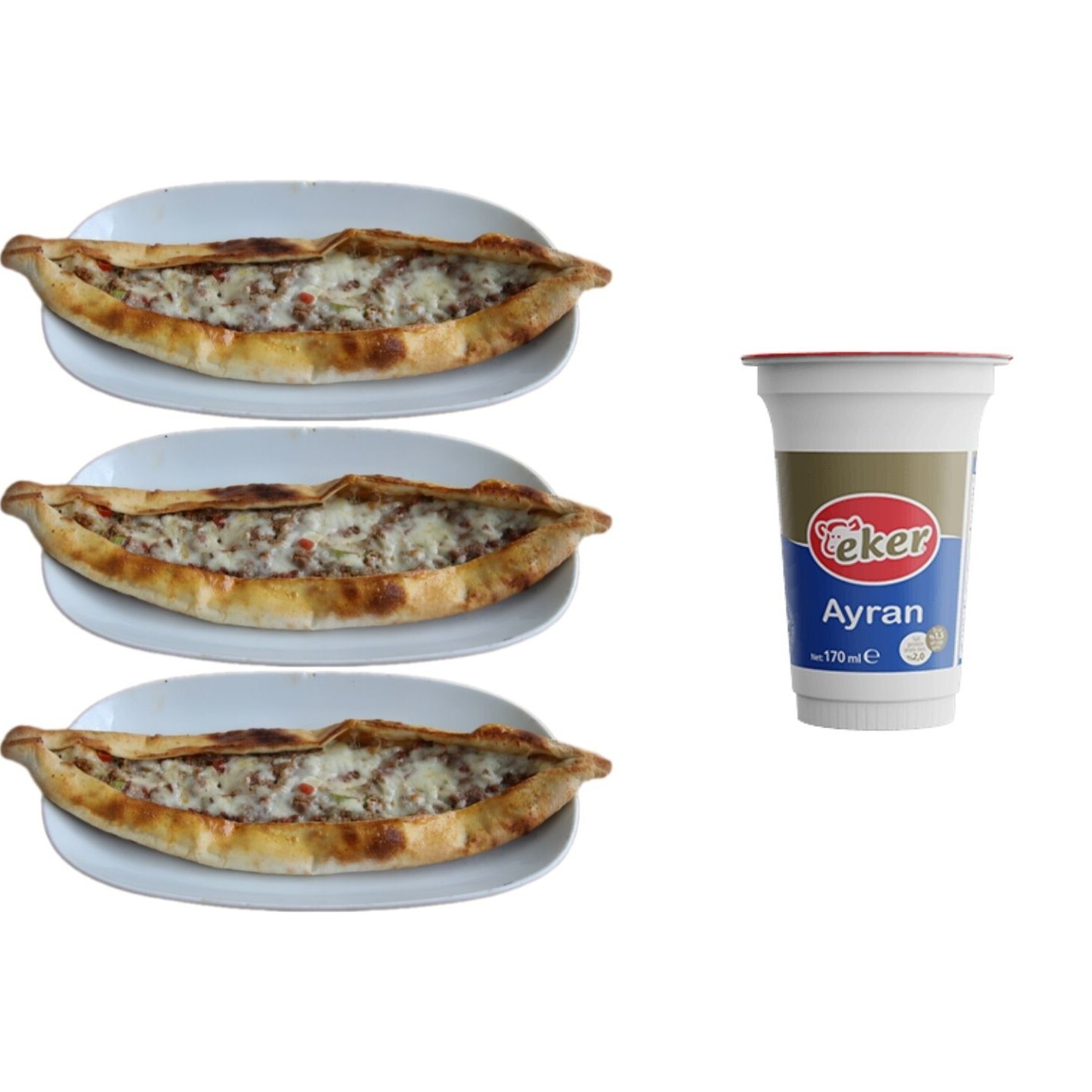3'lü Kuşbaşılı Kaşarlı Cantık Menü