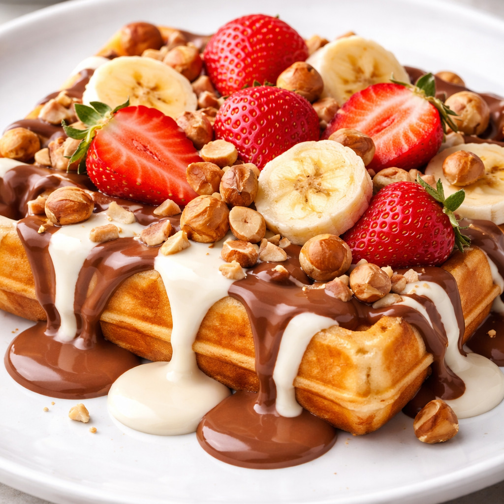 Pink Waffle Büyük Hamur +Bardak Limonata(250ml)