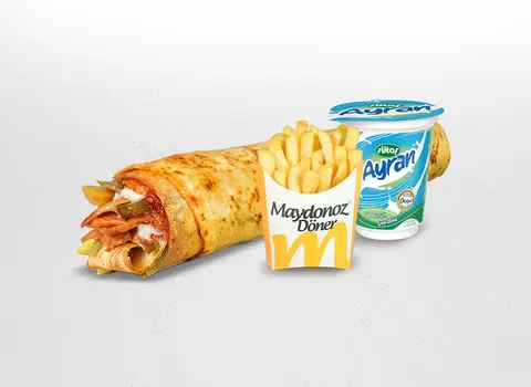 Tavuk Döner Maydonoz XLarge Dürüm Menü