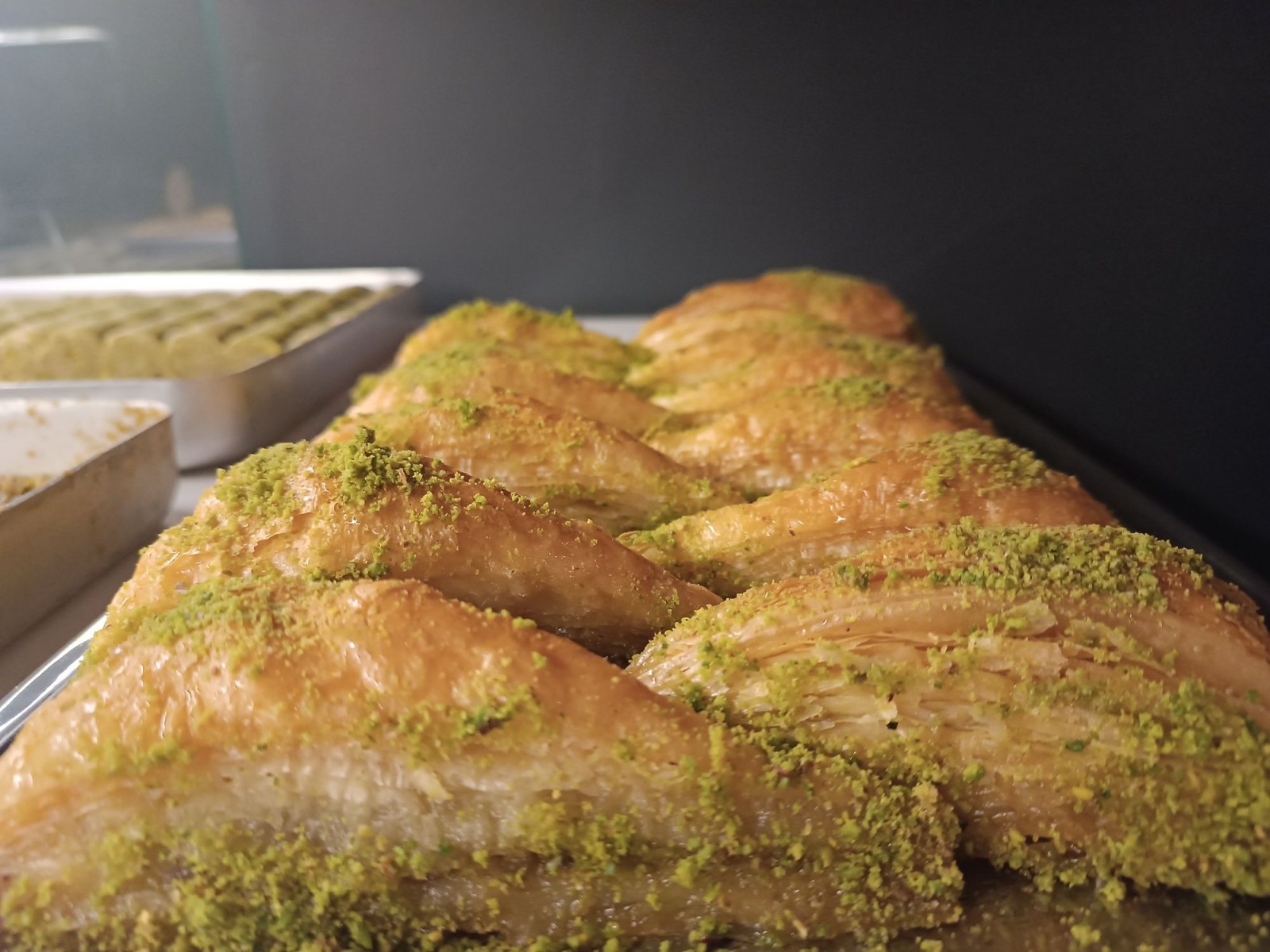 Tereyağlı Fıstıklı Havuç Dilim Baklava