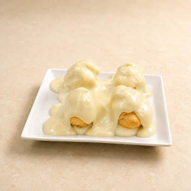 Beyaz Çikolatalı Profiterol (Porsiyon)