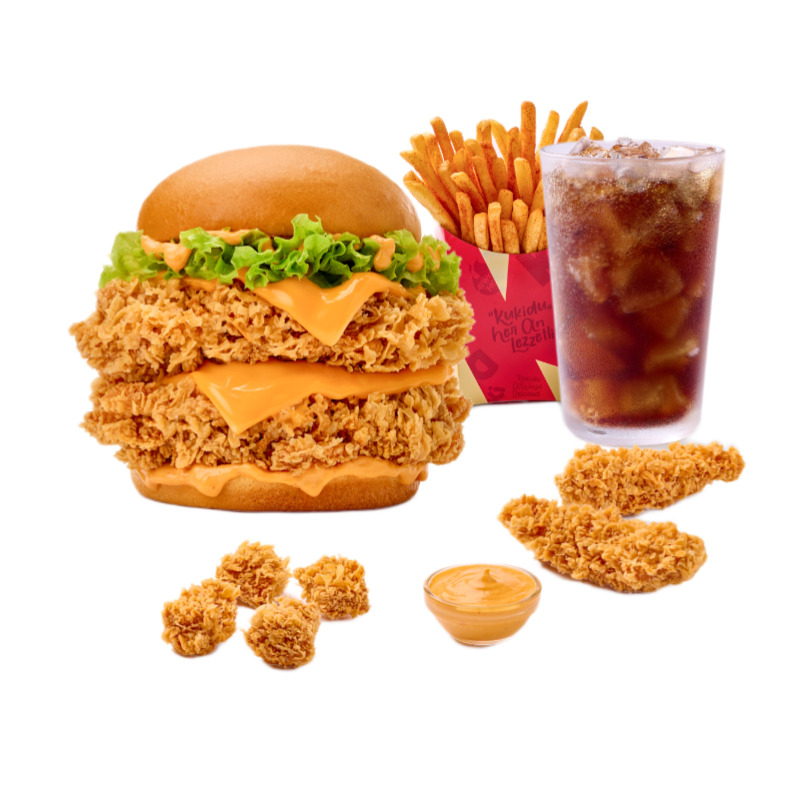 Double Crispy Burger Box