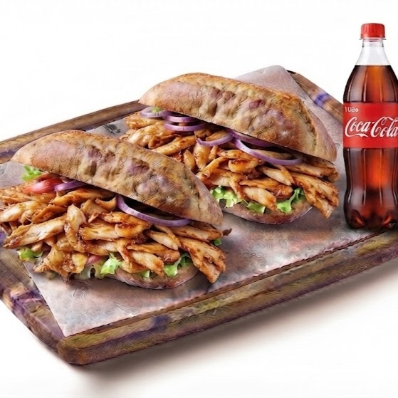 2'li Ekmek Arası Tavuk Döner Menü