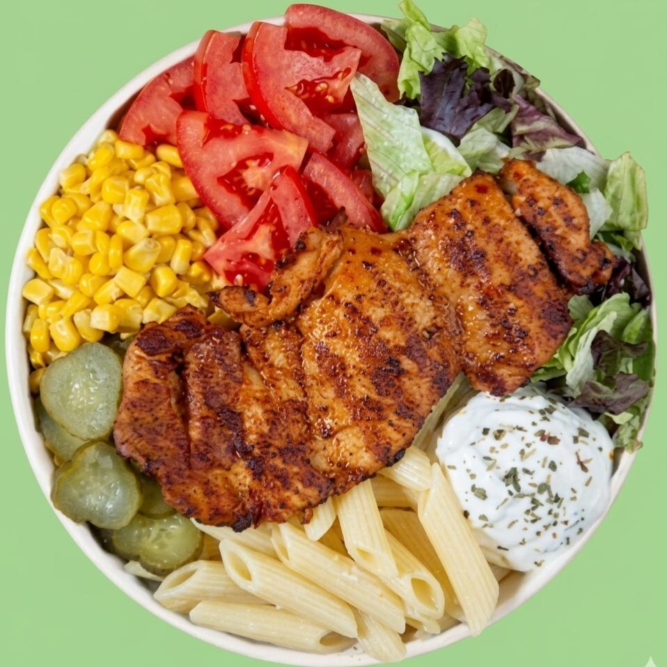 Tavuk Pirzola Makarna Bowl