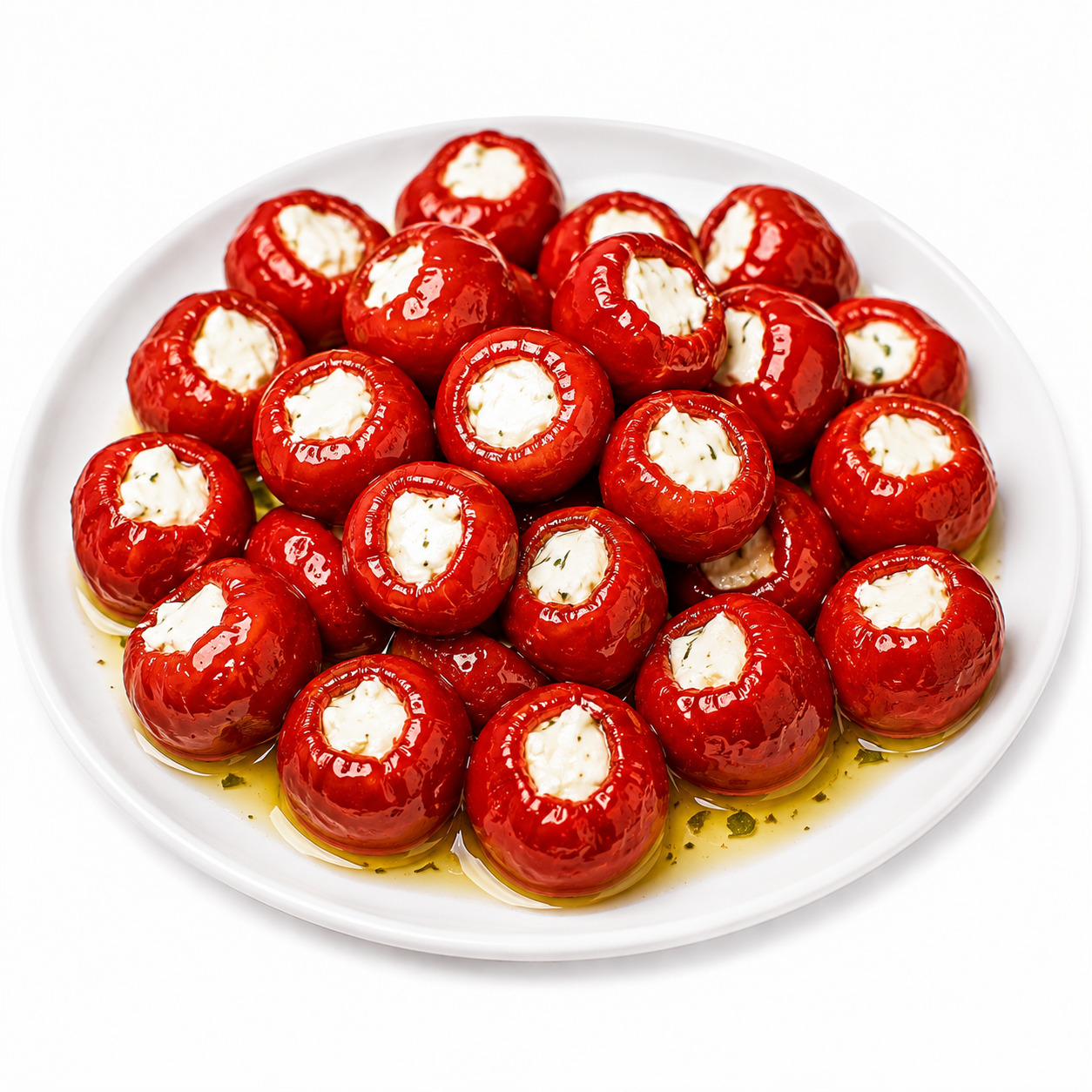 Peynir Dolgulu Kiraz Biber Meze