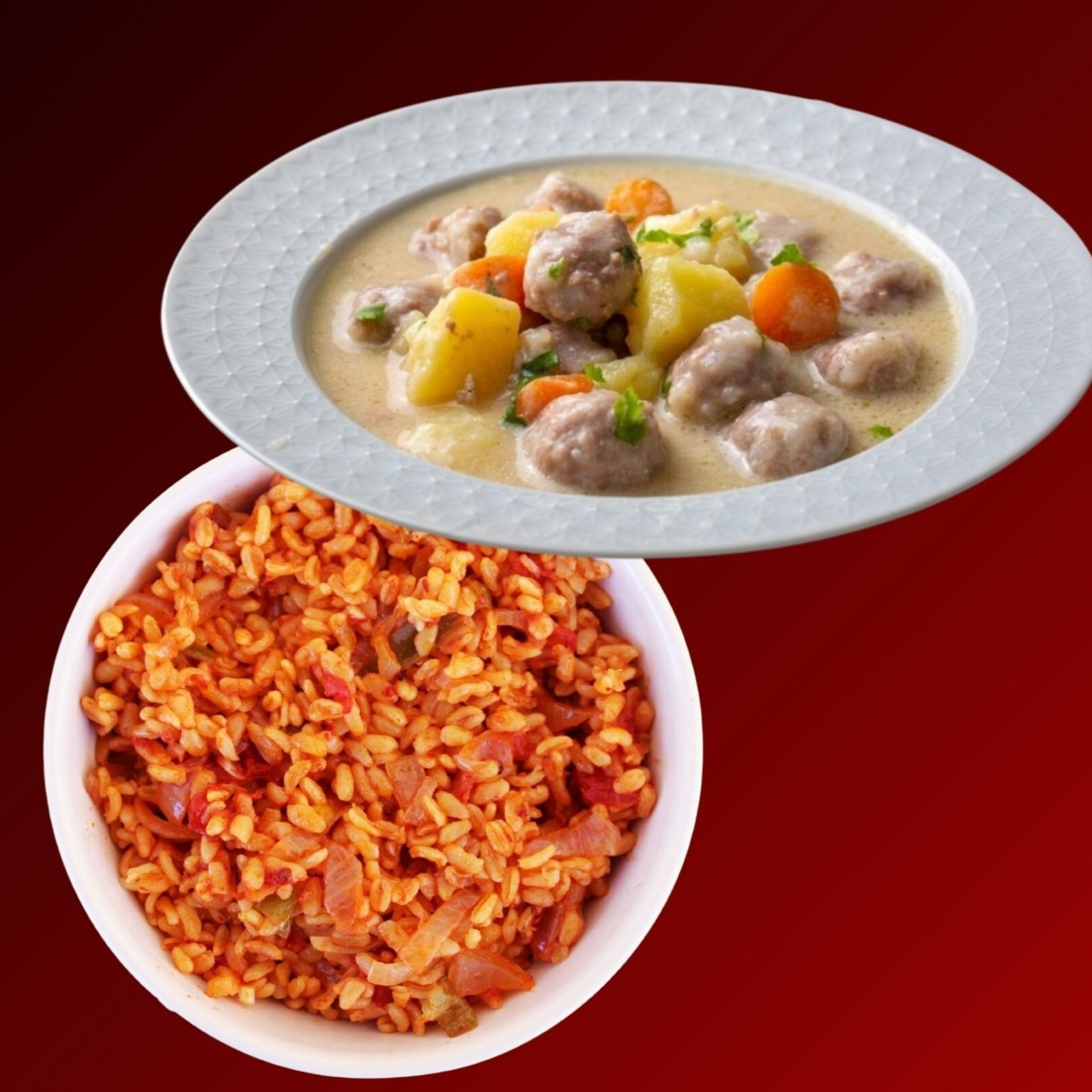 Ekşili Köfte & Bulgur Pilavı