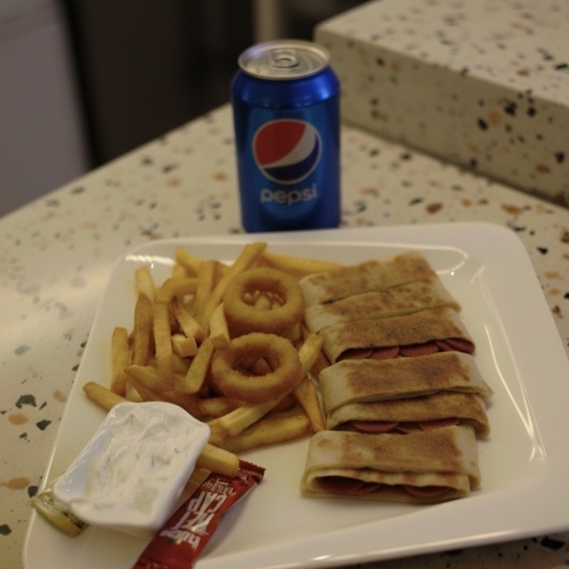 Sucuklu Kaşarlı Gözleme Menü