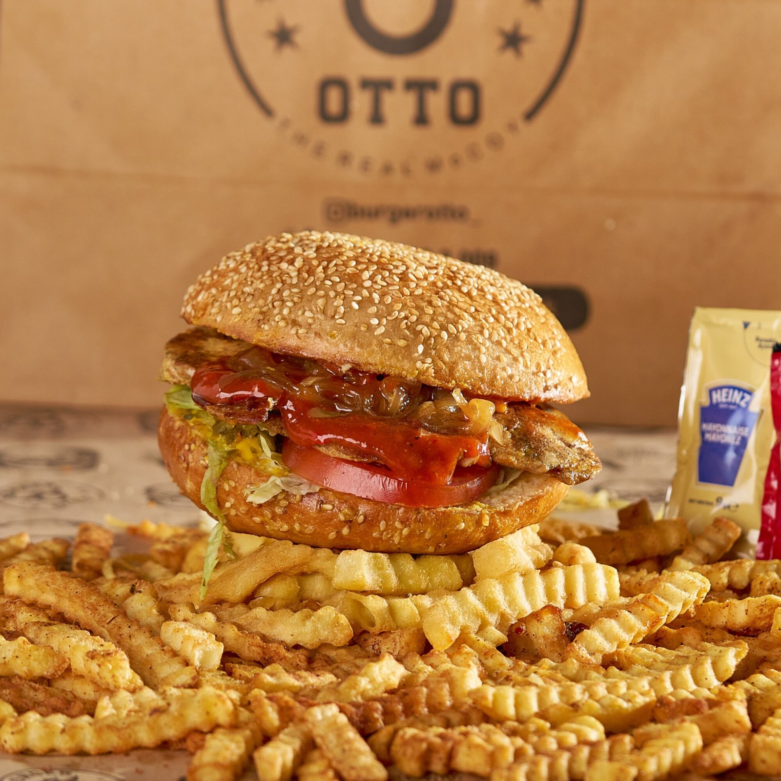 Otto Fire Chicken Burger