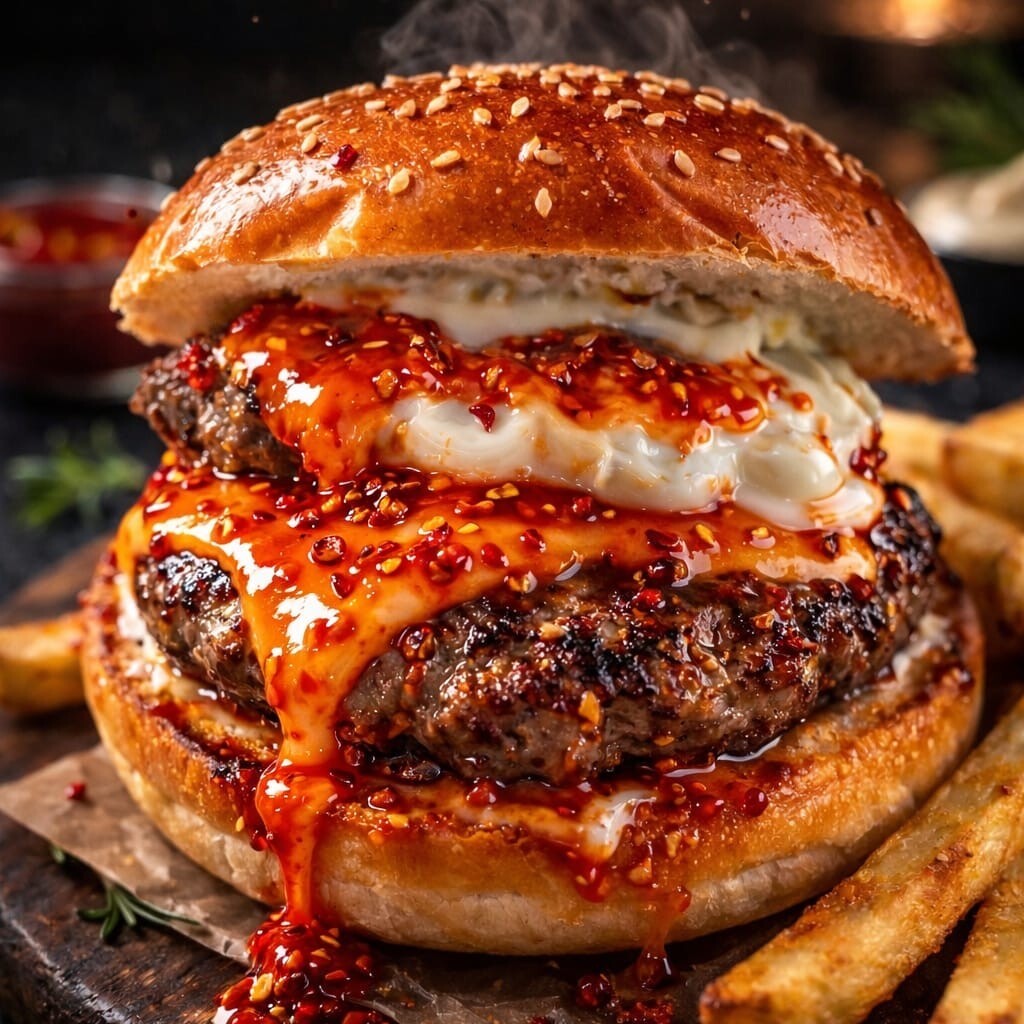 Sweet Chili Burger Menü