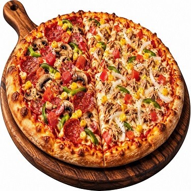 Pizza 2'si 1 Arada (6 Kişilik)