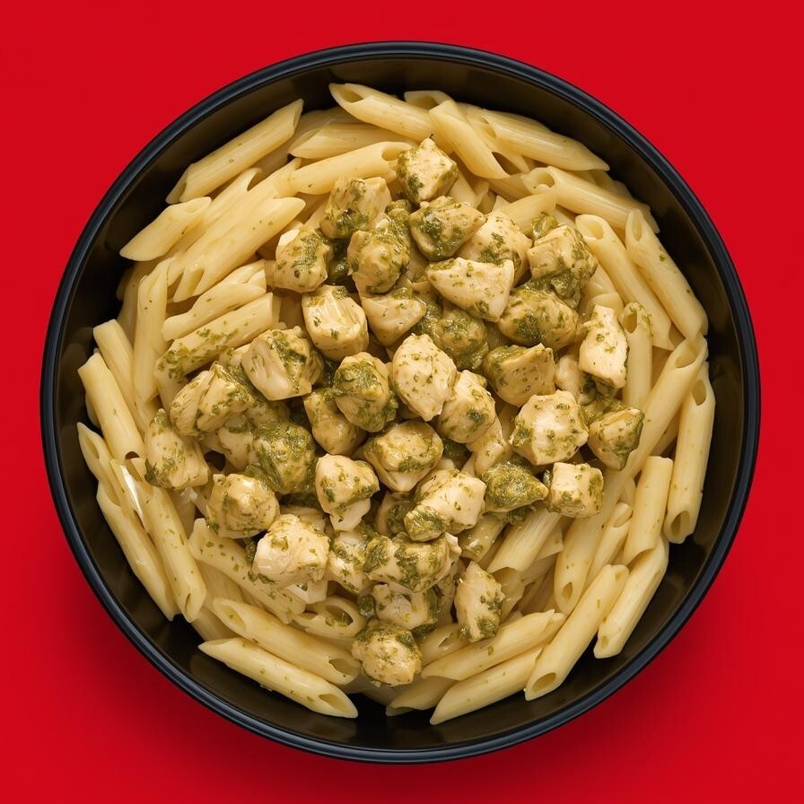 Pesto Soslu Tavuklu Makarna
