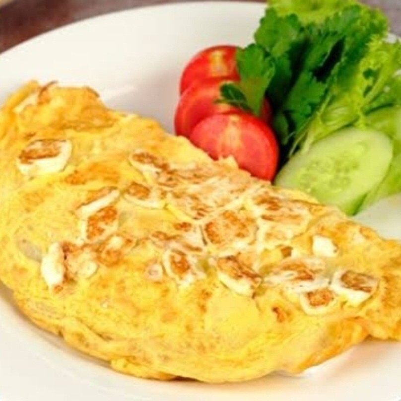 Kabaklı Kaşarlı Omlet