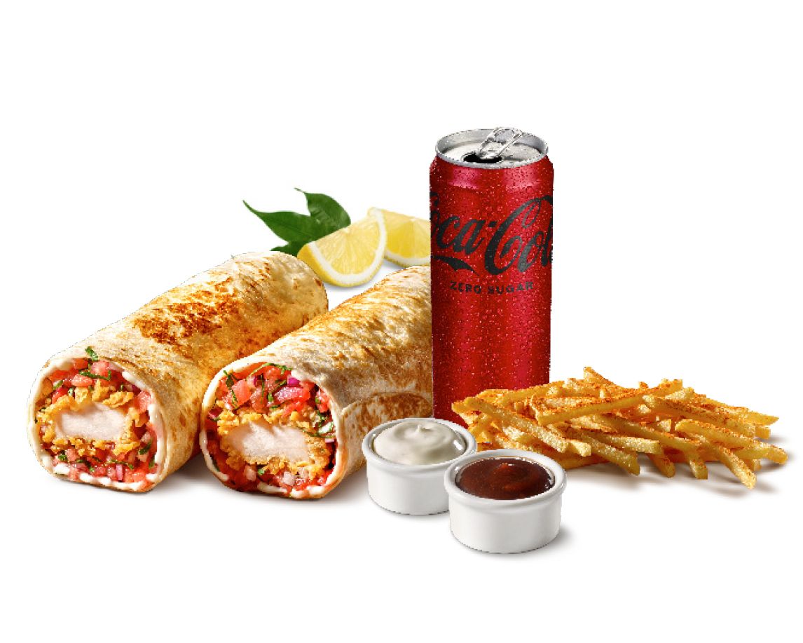 Cajun Burrito Menü