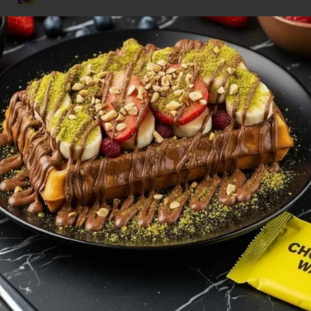Antep Fıstıklı Waffle