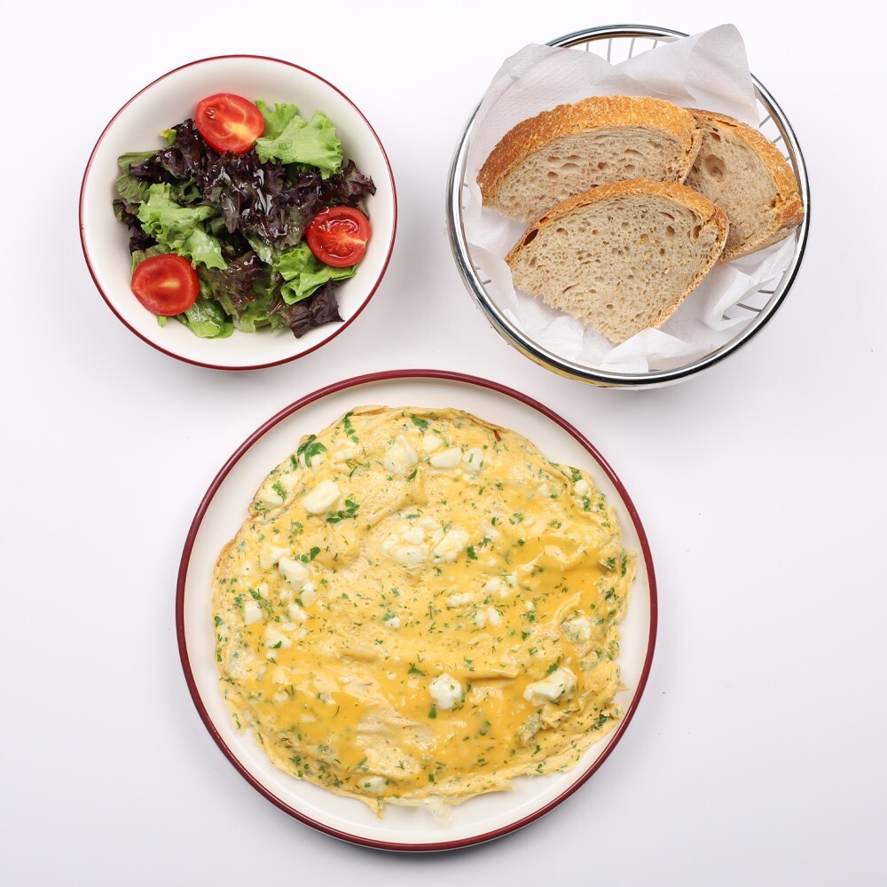 Otlu Peynirli Omlet