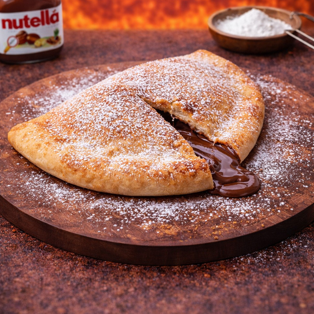 Nutellalı Calzone Pizza (Büyük Boy)