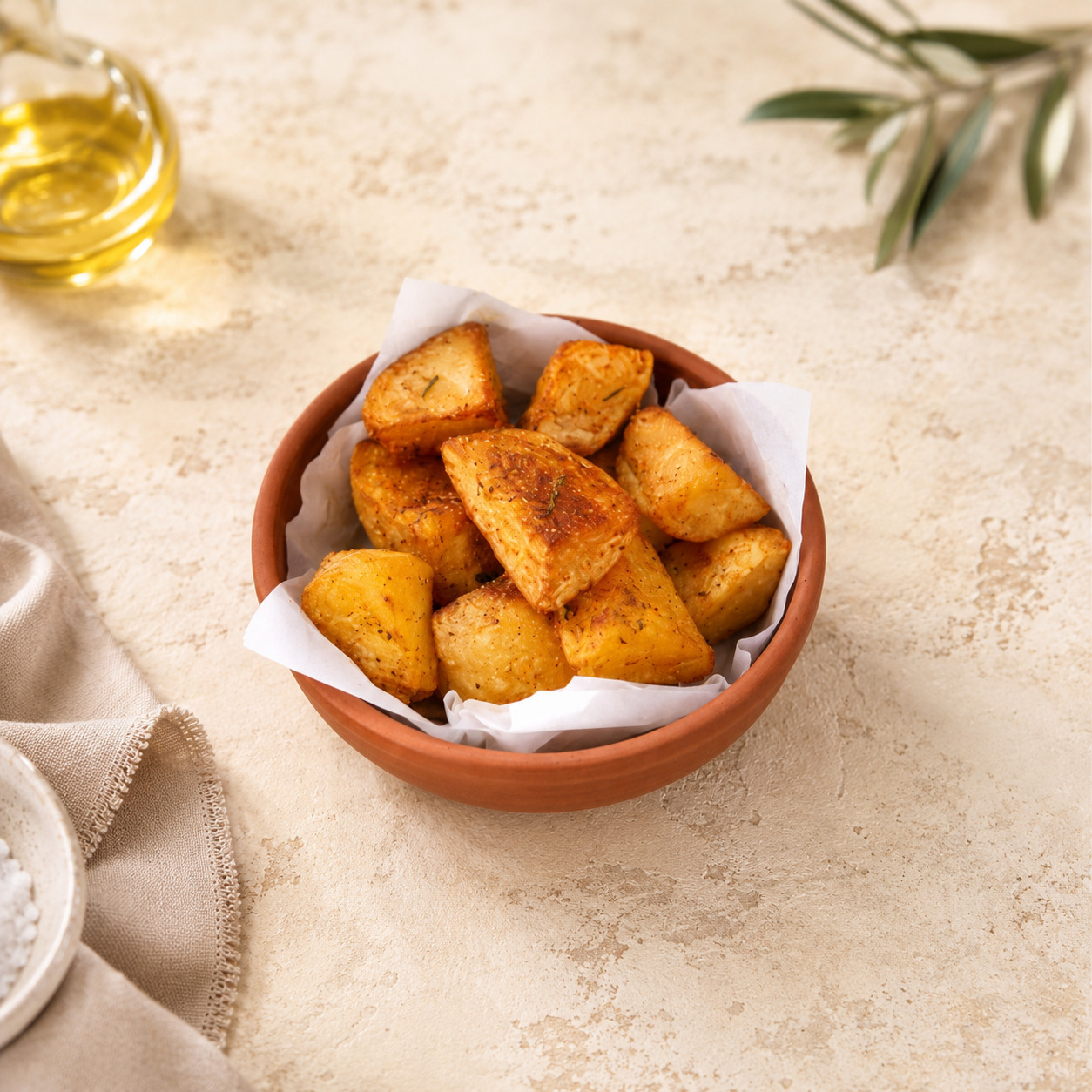 Fırında Soslu Küp Patates