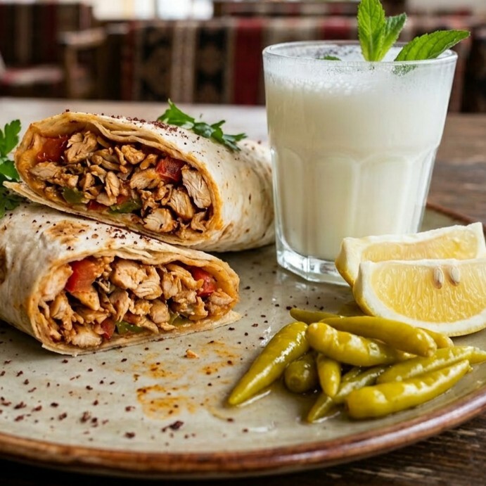 5 Li 45 Cm Tavuk Tantuni Dürüm Menü