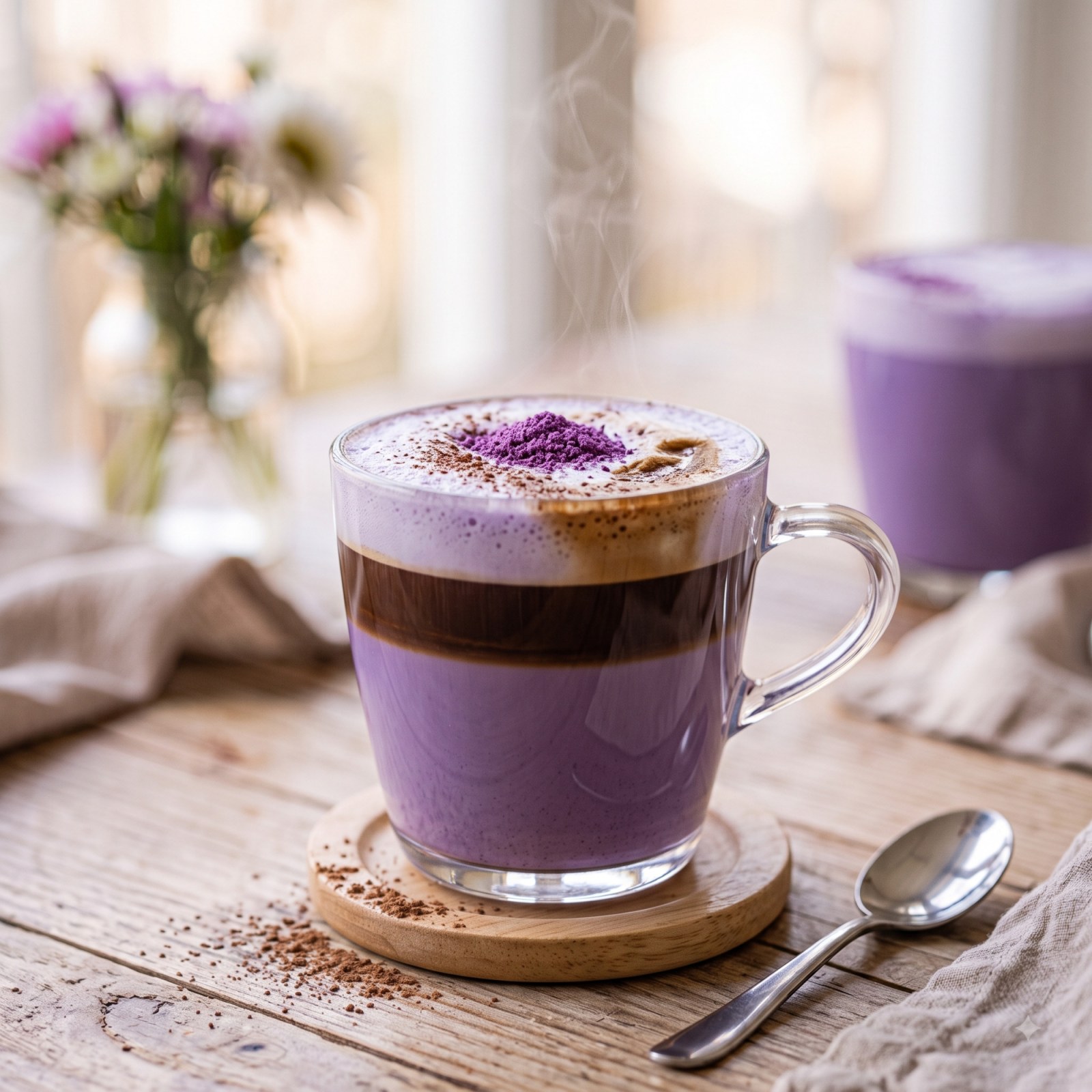 Ube Caffe Latte (Sıcak)